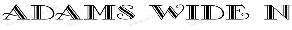 Adams Wide Normal字体转换